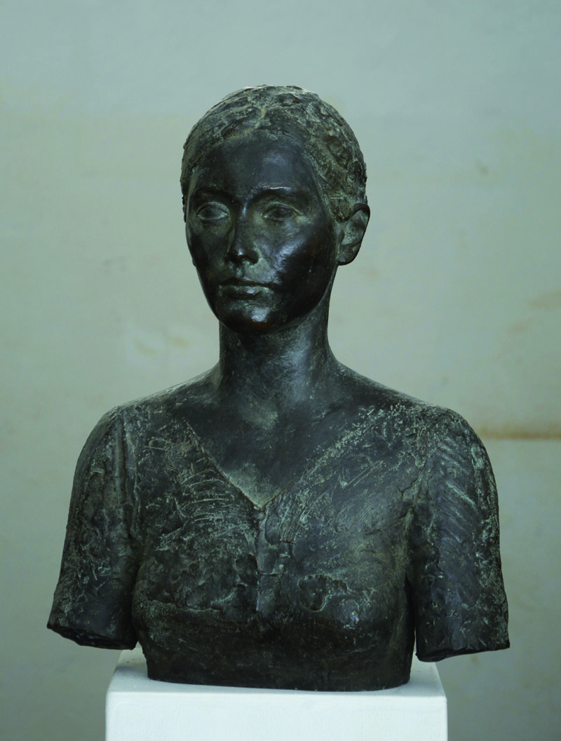 Metzkes "Mona" aus Bronze